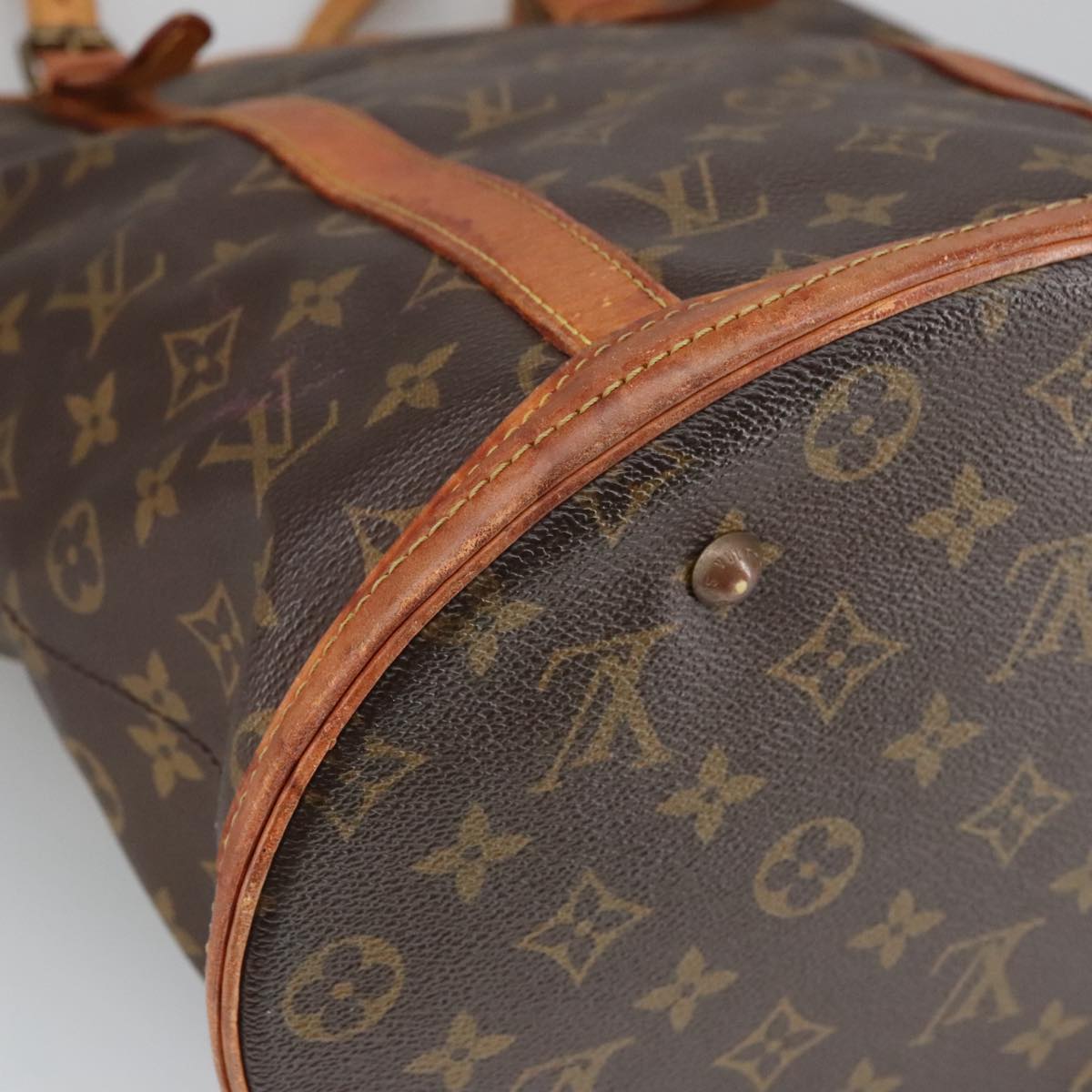 LOUIS VUITTON Monogram Bucket GM Shoulder Bag Vintage M42236 LV Auth ar12935