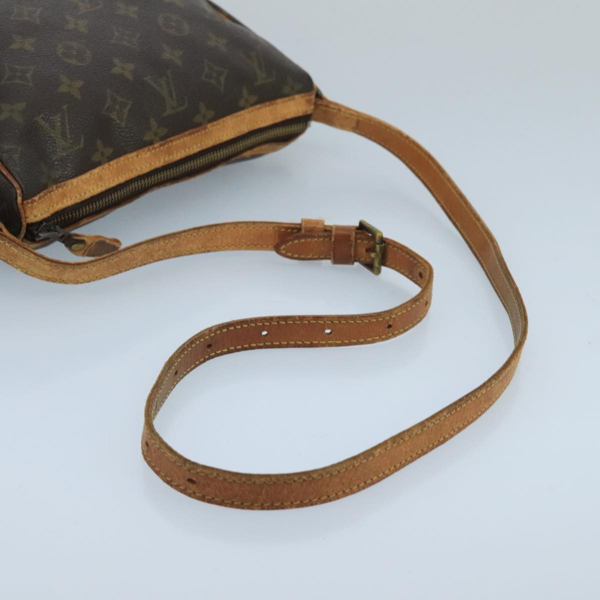 LOUIS VUITTON Monogram Tulle Lee Shoulder Bag M51348 LV Auth ar12936