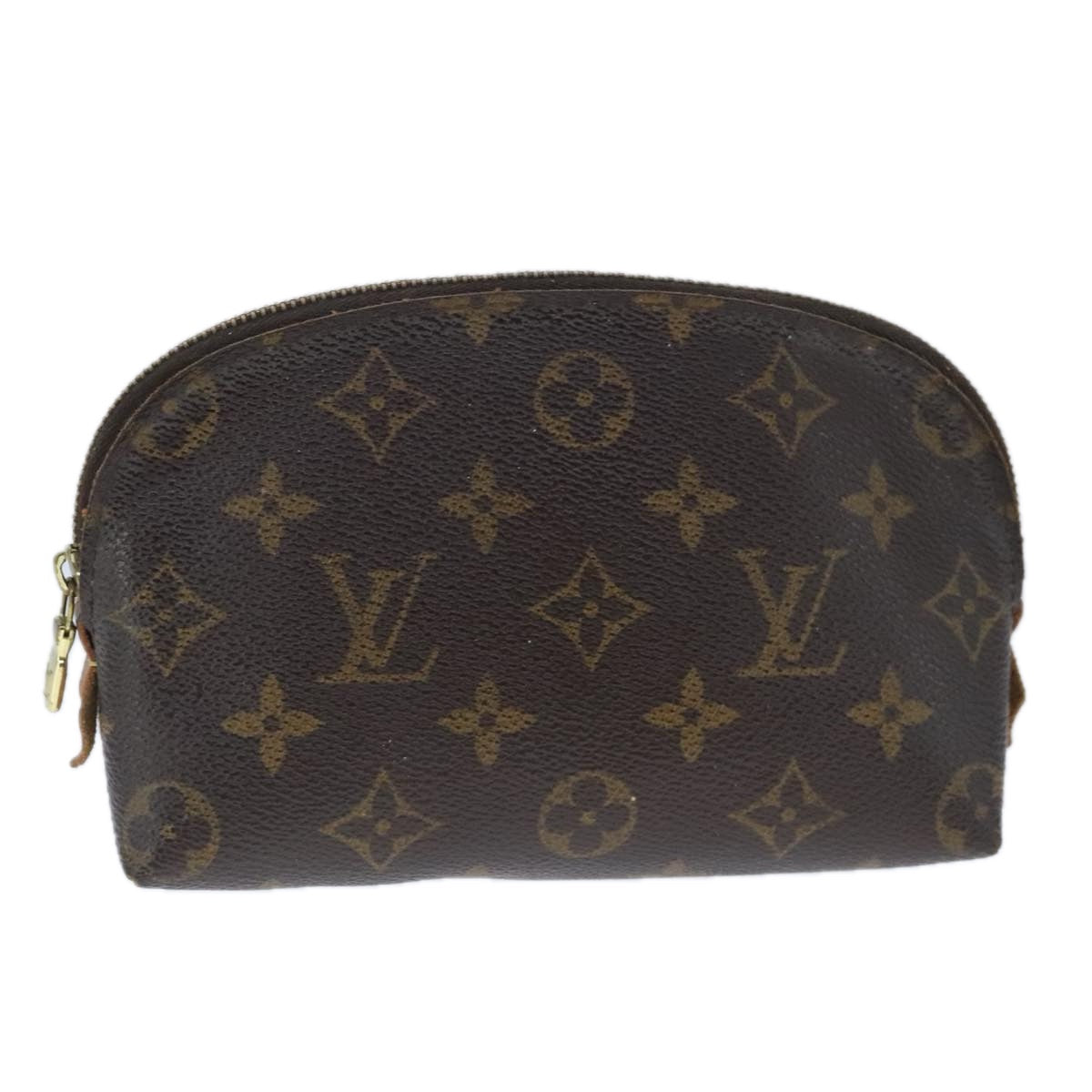 LOUIS VUITTON Monogram Pochette Cosmetic PM Cosmetic Pouch M47515 Auth ar12938