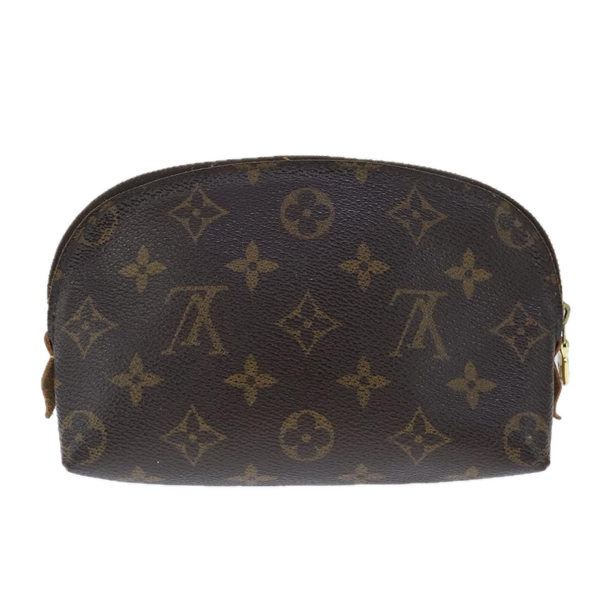 LOUIS VUITTON Monogram Pochette Cosmetic PM Cosmetic Pouch M47515 Auth ar12938