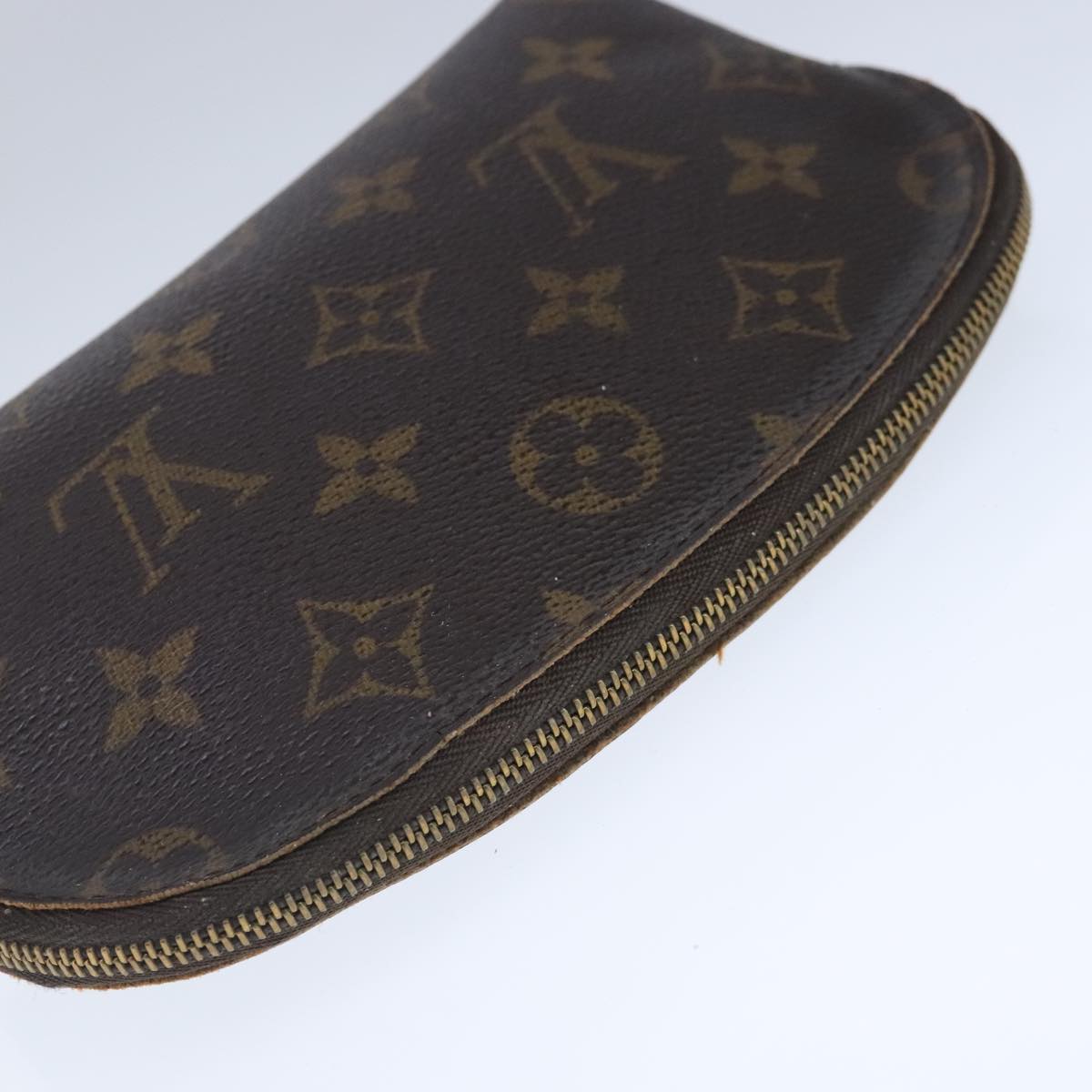 LOUIS VUITTON Monogram Pochette Cosmetic PM Cosmetic Pouch M47515 Auth ar12938