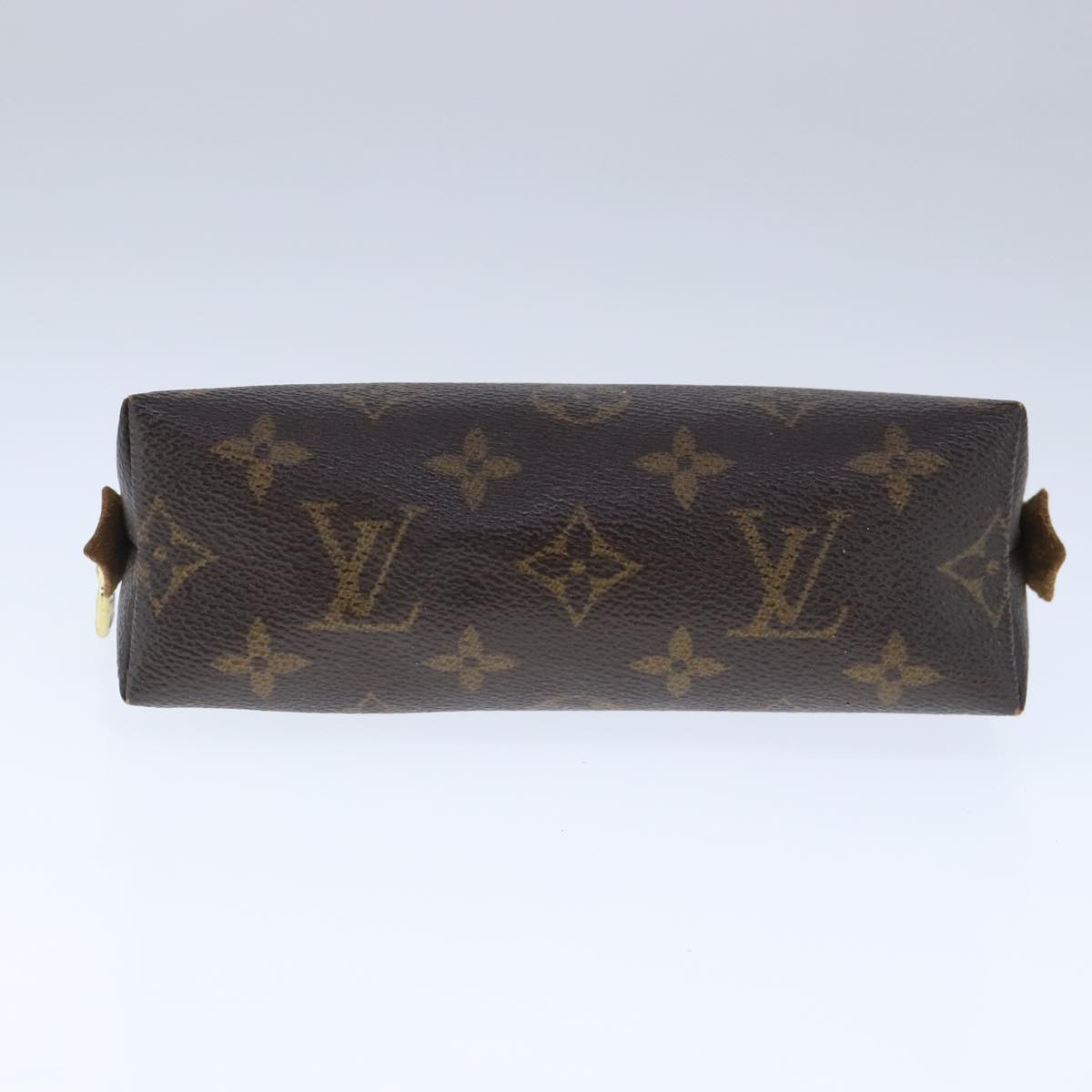 LOUIS VUITTON Monogram Pochette Cosmetic PM Cosmetic Pouch M47515 Auth ar12938