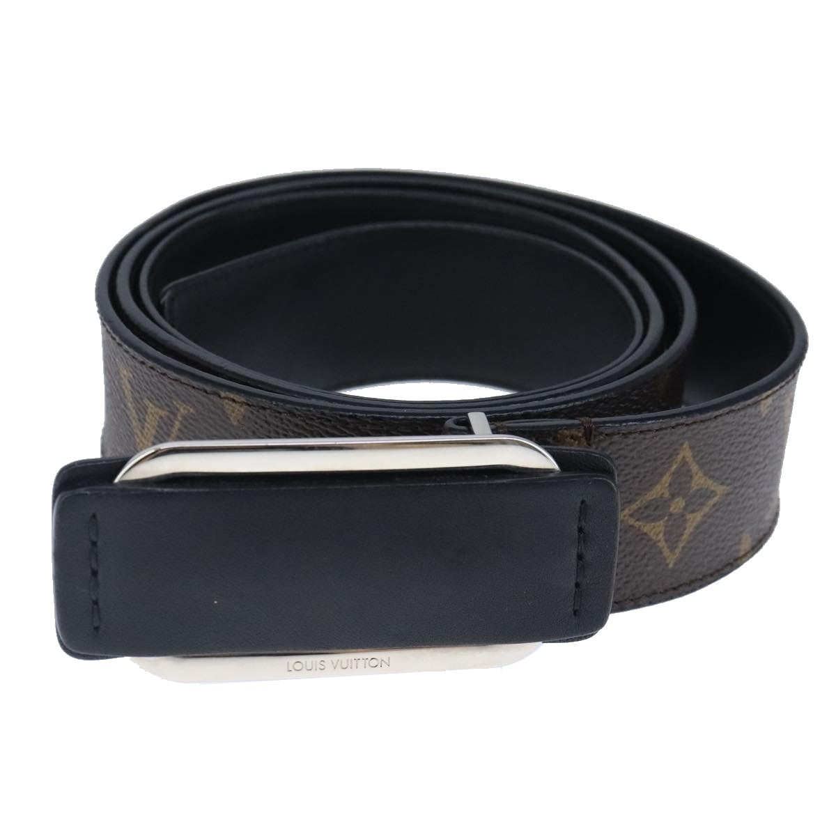 LOUIS VUITTON Monogram Ceinture Belt 46.1"" LV Auth ar12940