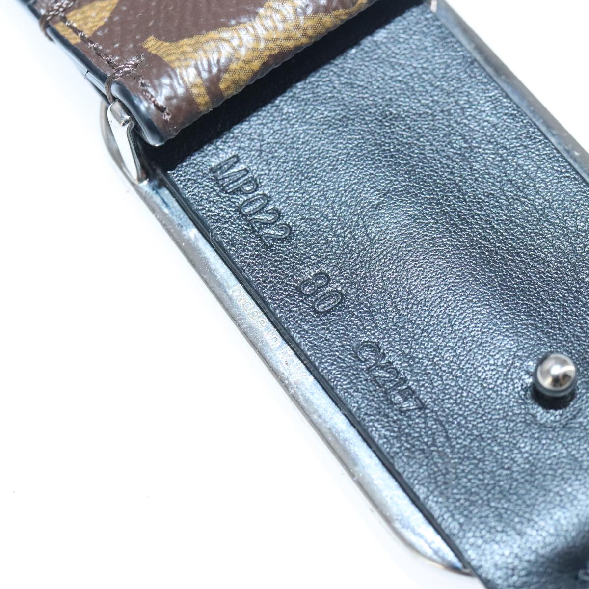 LOUIS VUITTON Monogram Ceinture Belt 46.1"" LV Auth ar12940