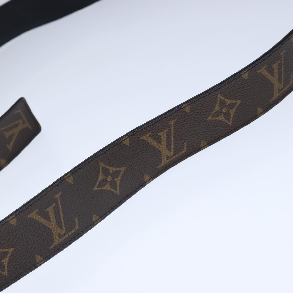 LOUIS VUITTON Monogram Ceinture Belt 46.1"" LV Auth ar12940