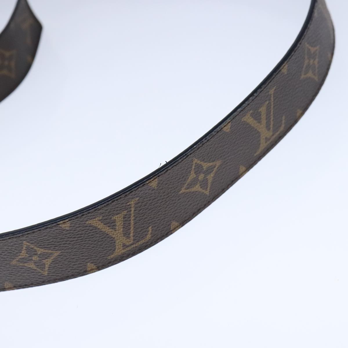 LOUIS VUITTON Monogram Ceinture Belt 46.1"" LV Auth ar12940