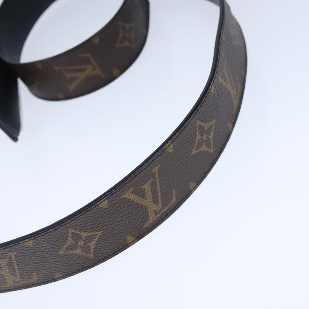 LOUIS VUITTON Monogram Ceinture Belt 46.1"" LV Auth ar12940