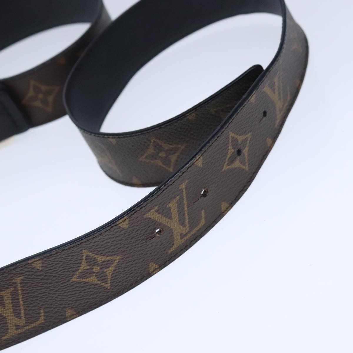 LOUIS VUITTON Monogram Ceinture Belt 46.1"" LV Auth ar12940