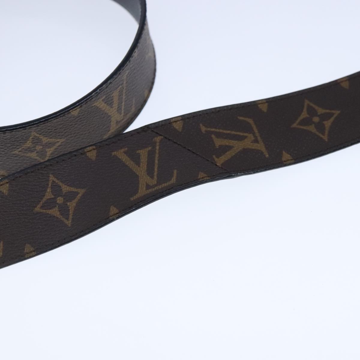 LOUIS VUITTON Monogram Ceinture Belt 46.1"" LV Auth ar12940