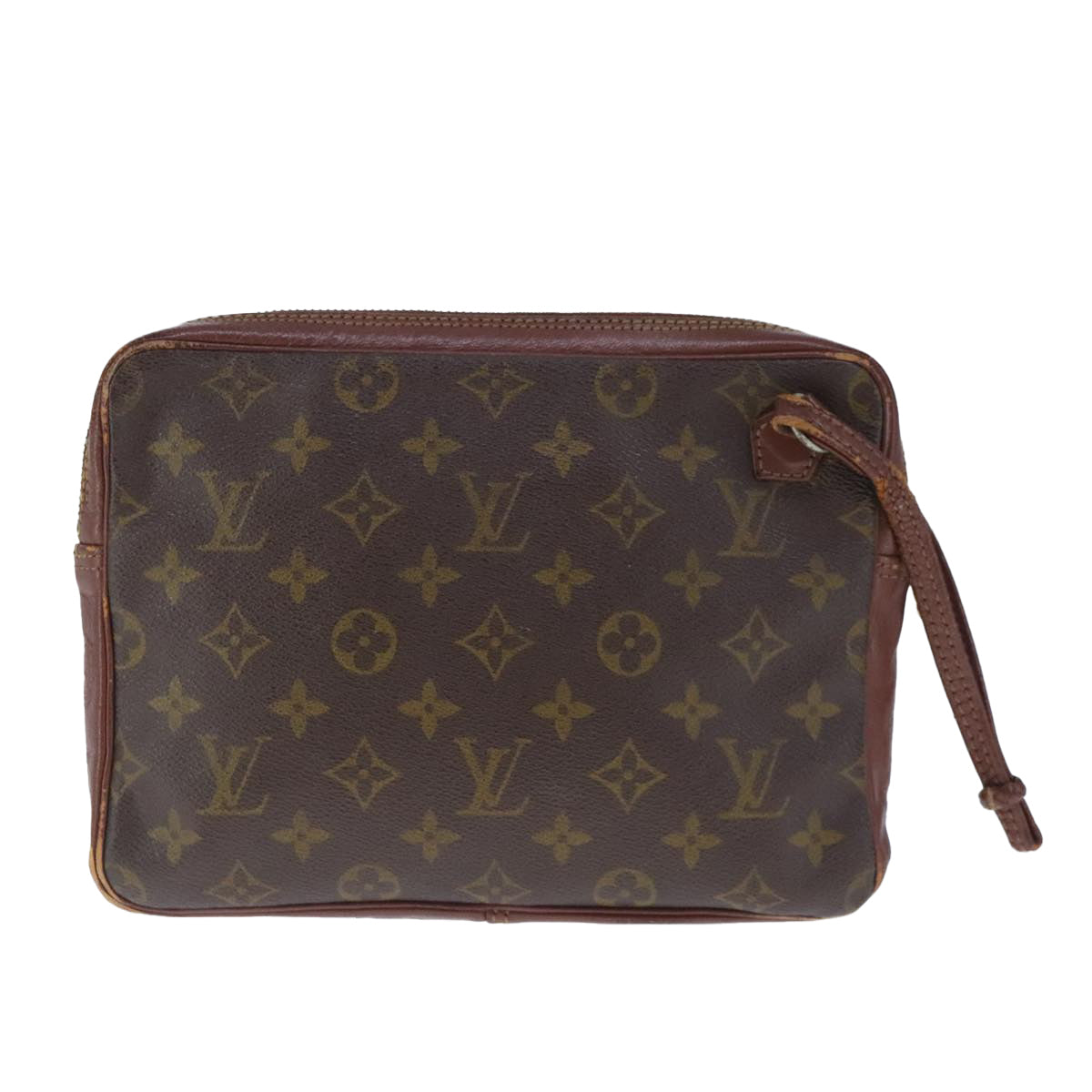 LOUIS VUITTON Monogram Pochette Sports Clutch Bag No.183 LV Auth ar12942