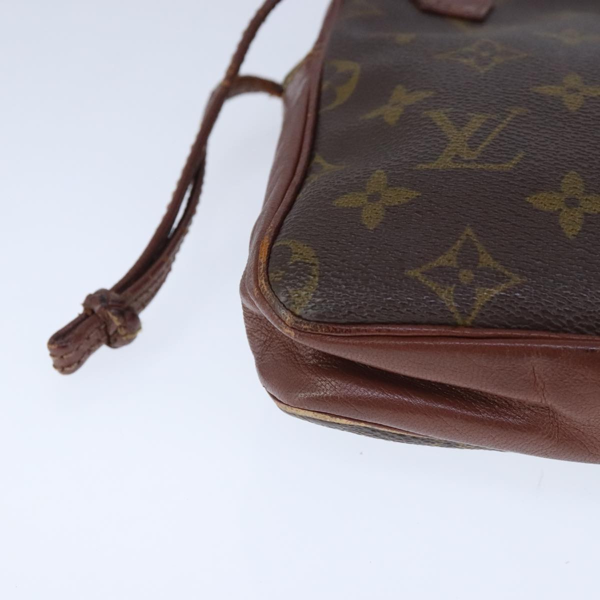 LOUIS VUITTON Monogram Pochette Sports Clutch Bag No.183 LV Auth ar12942