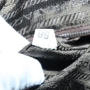 PRADA Chain Shoulder Bag Nylon Beige Gold Auth ar12953-11