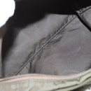 PRADA Shoulder Bag Nylon Khaki Silver Auth ar12956-18