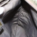 PRADA Shoulder Bag Nylon Khaki Silver Auth ar12956-21