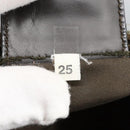 PRADA Shoulder Bag Nylon Khaki Silver Auth ar12956-21