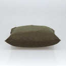 PRADA Shoulder Bag Nylon Khaki Silver Auth ar12956-9