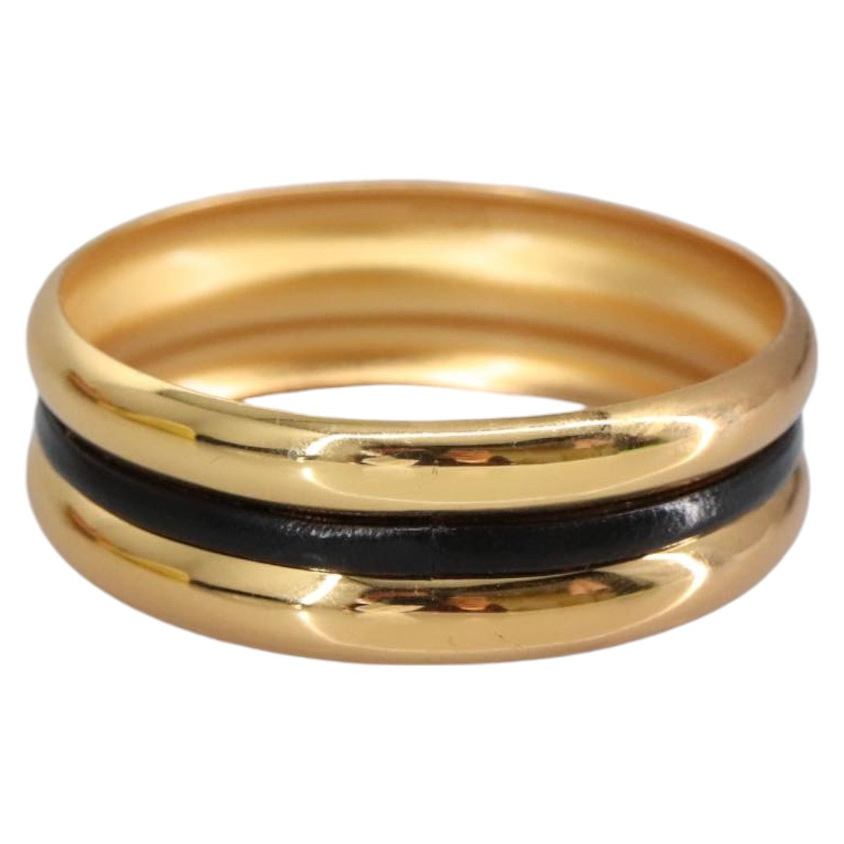 LOEWE Bangle metal Gold Auth ar12961