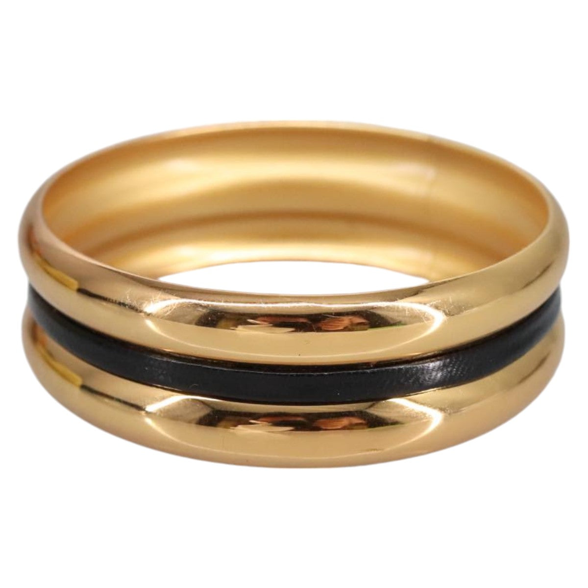 LOEWE Bangle metal Gold Auth ar12961