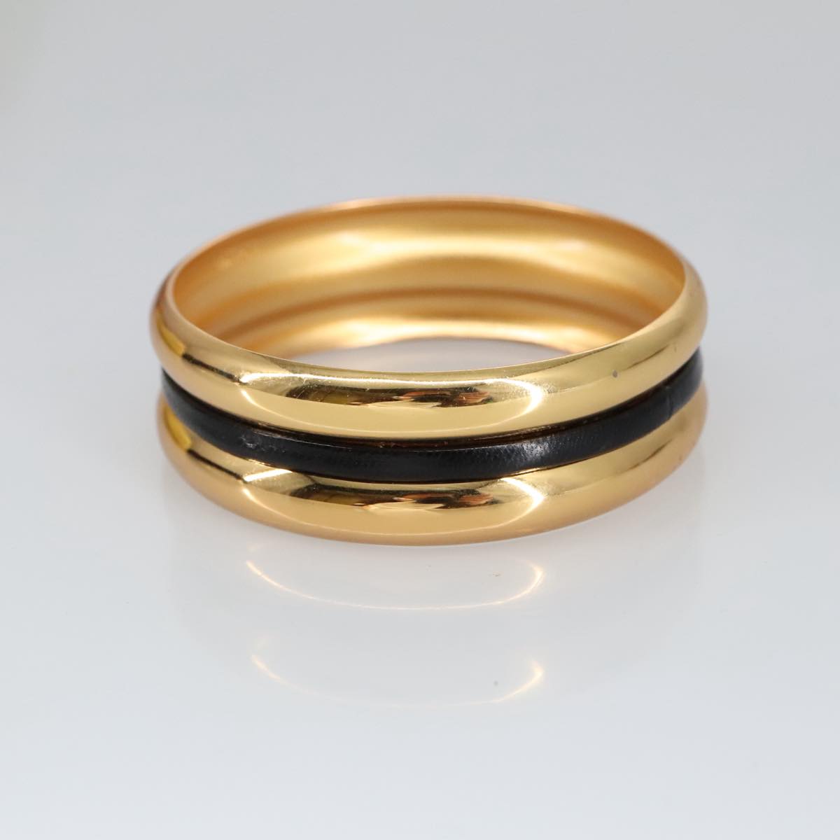 LOEWE Bangle metal Gold Auth ar12961