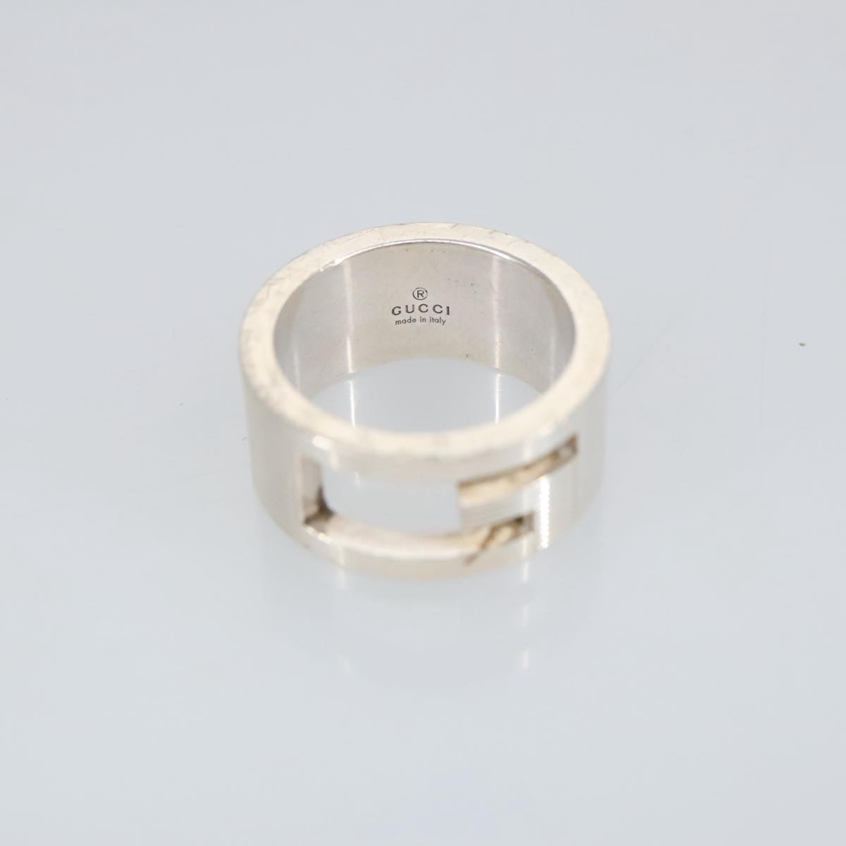 GUCCI Ring Ag925 Silver Auth ar12964