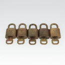LOUIS VUITTON Padlock 10set metal Gold Tone LV Auth ar12969-4