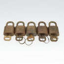 LOUIS VUITTON Padlock 10set metal Gold Tone LV Auth ar12969-6