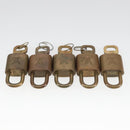 LOUIS VUITTON Padlock 10set metal Gold Tone LV Auth ar12969-7
