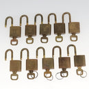 LOUIS VUITTON Padlock 10set metal Gold Tone LV Auth ar12969-8