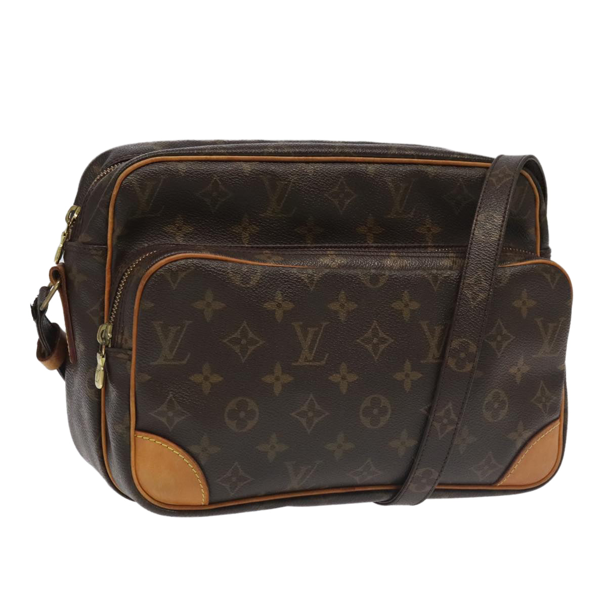 LOUIS VUITTON Monogram Nile Shoulder Bag M45244 LV Auth ar12984