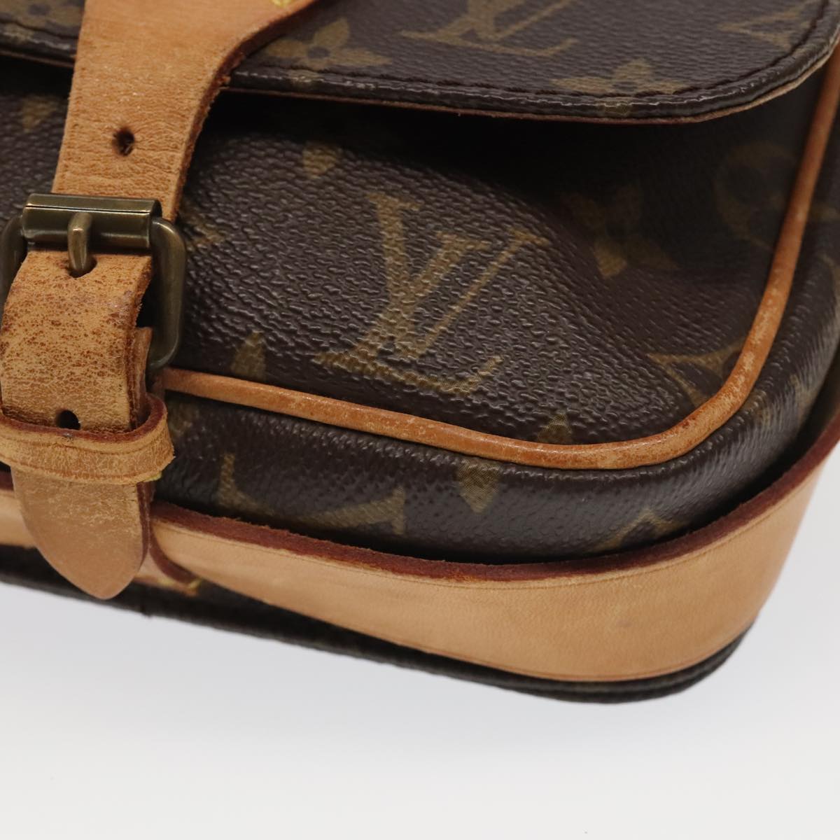 LOUIS VUITTON Monogram Cartouchiere PM Shoulder Bag M51254 LV Auth ar12988