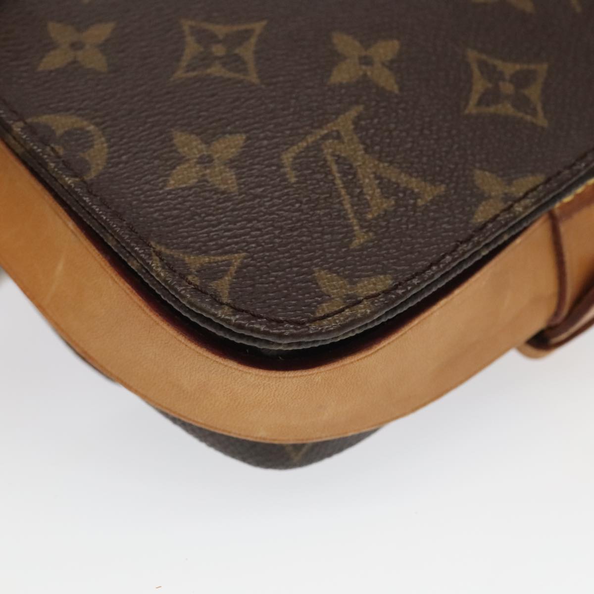 LOUIS VUITTON Monogram Cartouchiere PM Shoulder Bag M51254 LV Auth ar12988