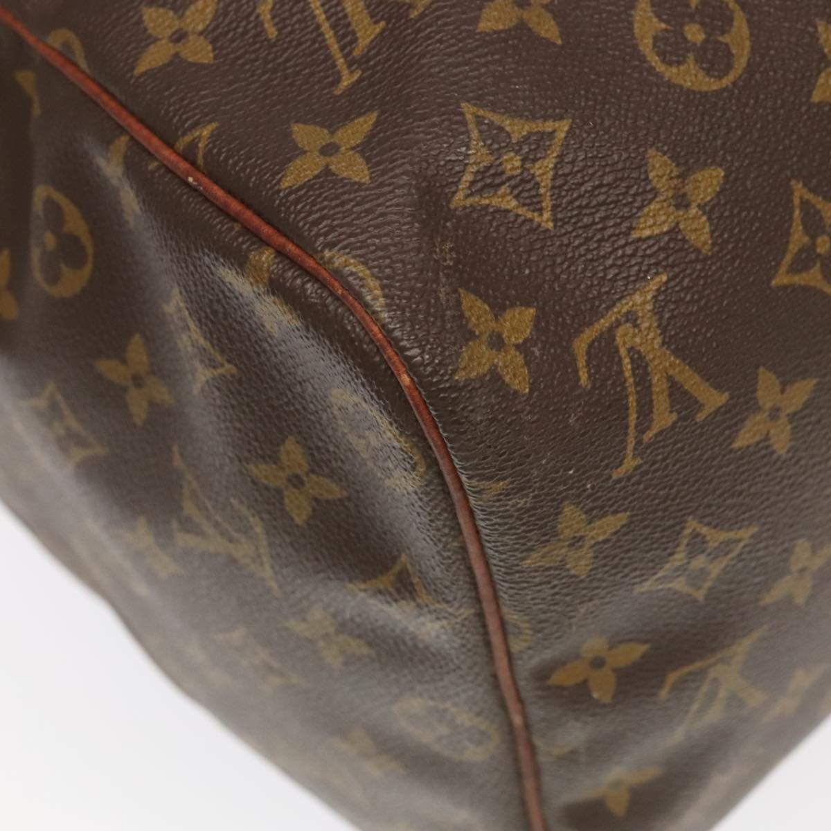 LOUIS VUITTON Monogram Sac Souple 45 Boston Bag M41624 LV Auth ar12990