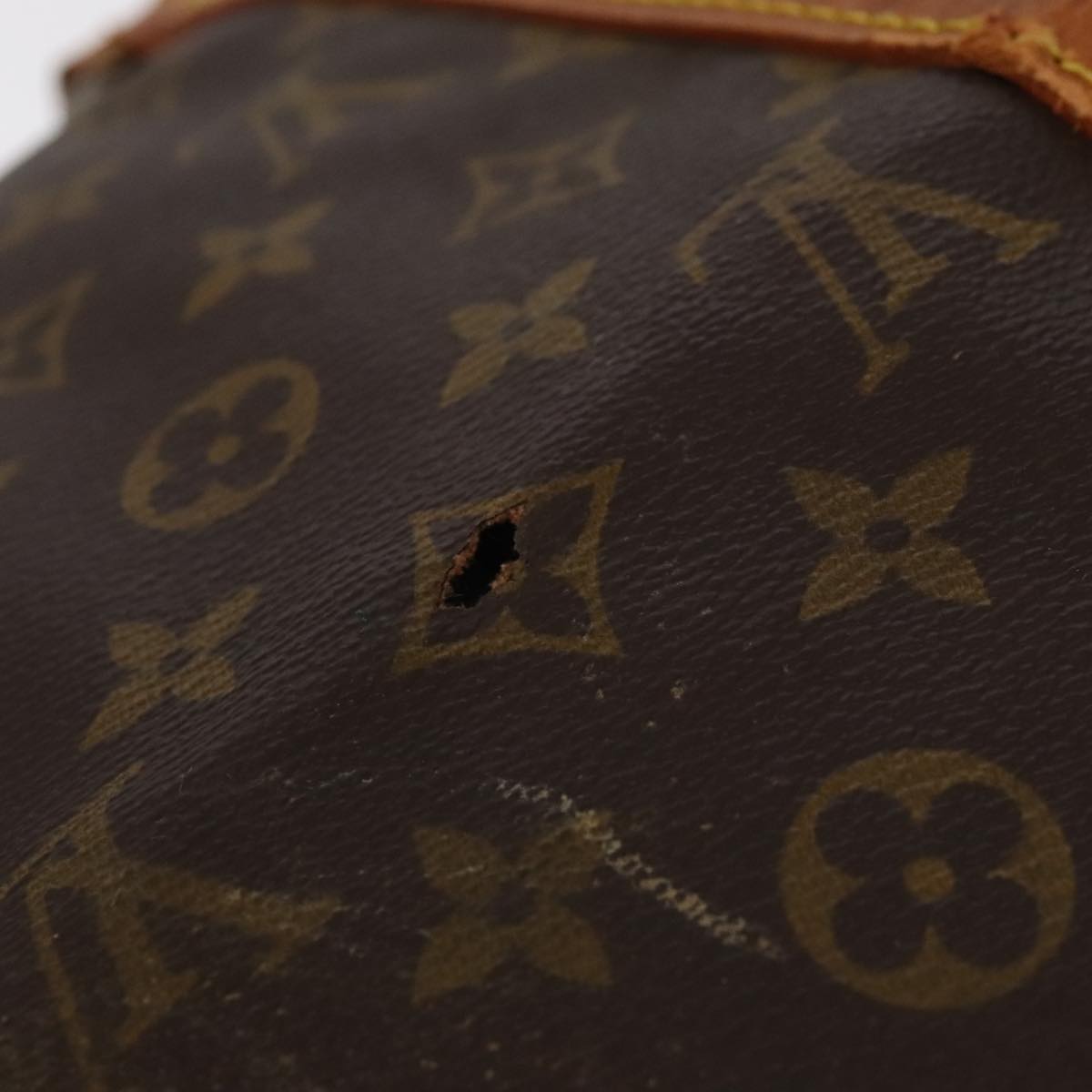 LOUIS VUITTON Monogram Sac Souple 45 Boston Bag M41624 LV Auth ar12990