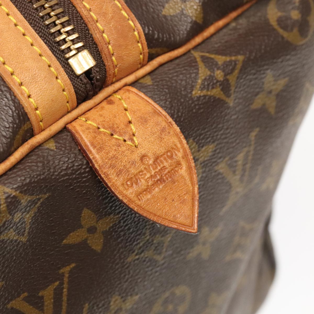 LOUIS VUITTON Monogram Sac Souple 45 Boston Bag M41624 LV Auth ar12990