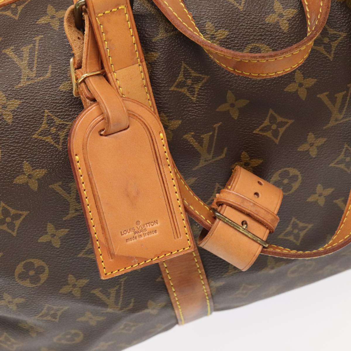 LOUIS VUITTON Monogram Sac Souple 45 Boston Bag M41624 LV Auth ar12990