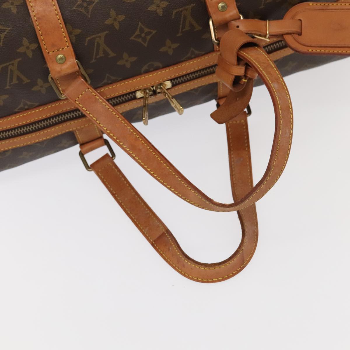 LOUIS VUITTON Monogram Sac Souple 45 Boston Bag M41624 LV Auth ar12990