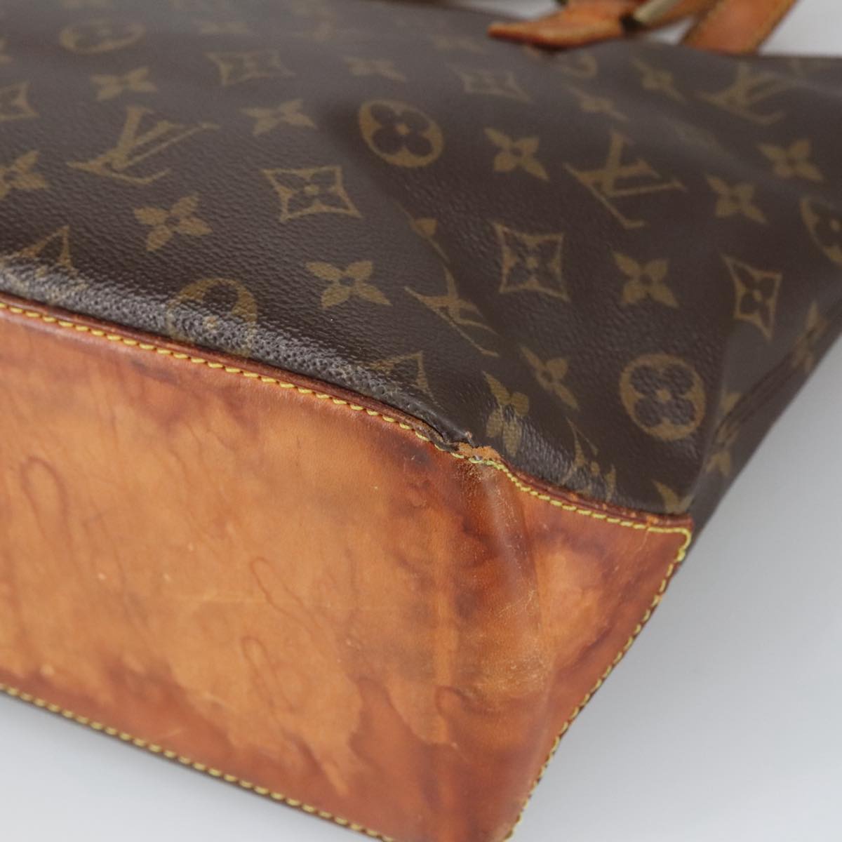 LOUIS VUITTON Monogram Cabas Piano Tote Bag M51148 LV Auth ar12995