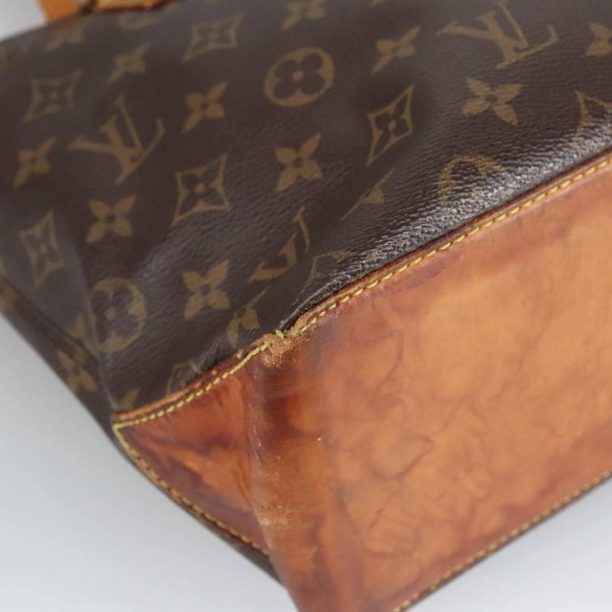 LOUIS VUITTON Monogram Cabas Piano Tote Bag M51148 LV Auth ar12995