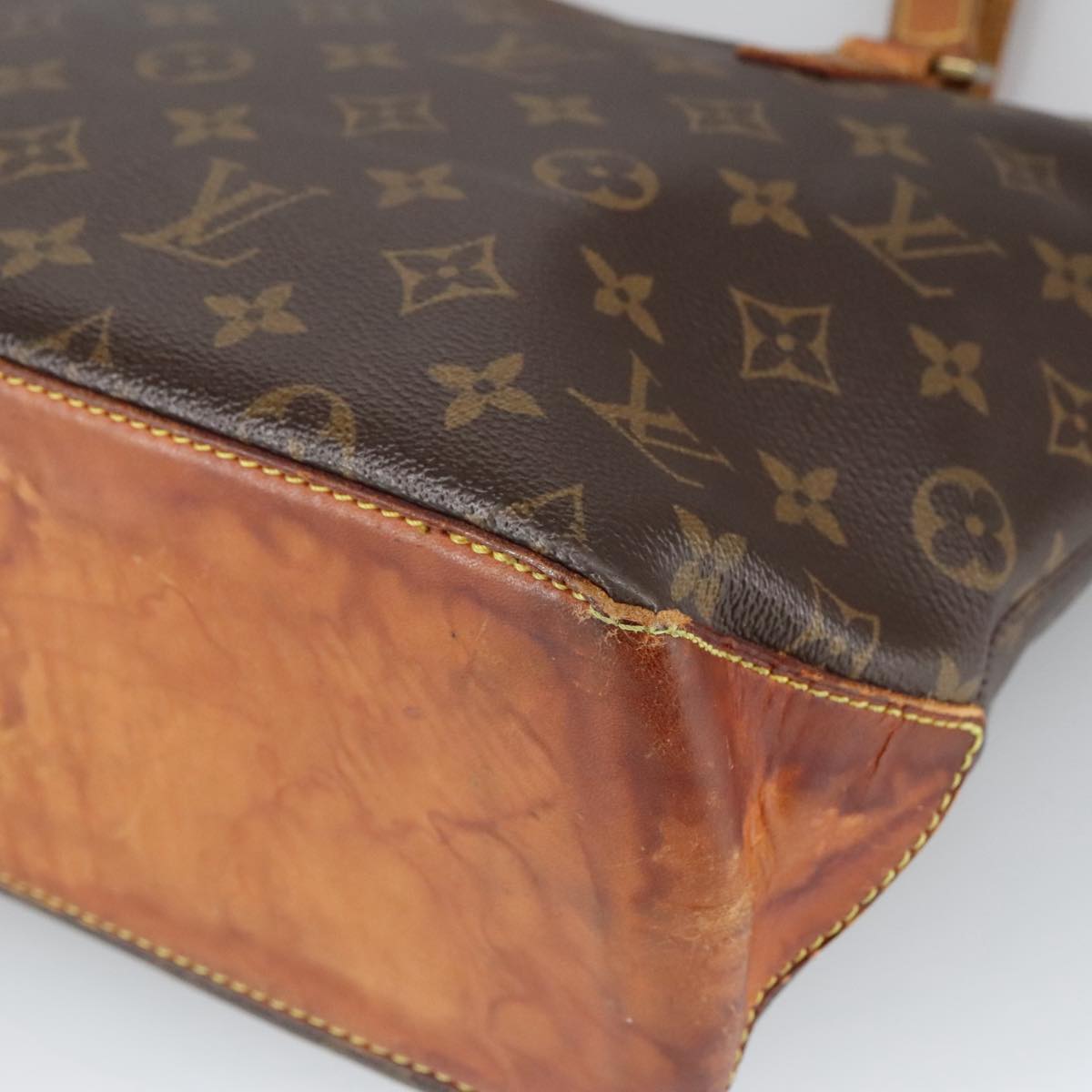 LOUIS VUITTON Monogram Cabas Piano Tote Bag M51148 LV Auth ar12995