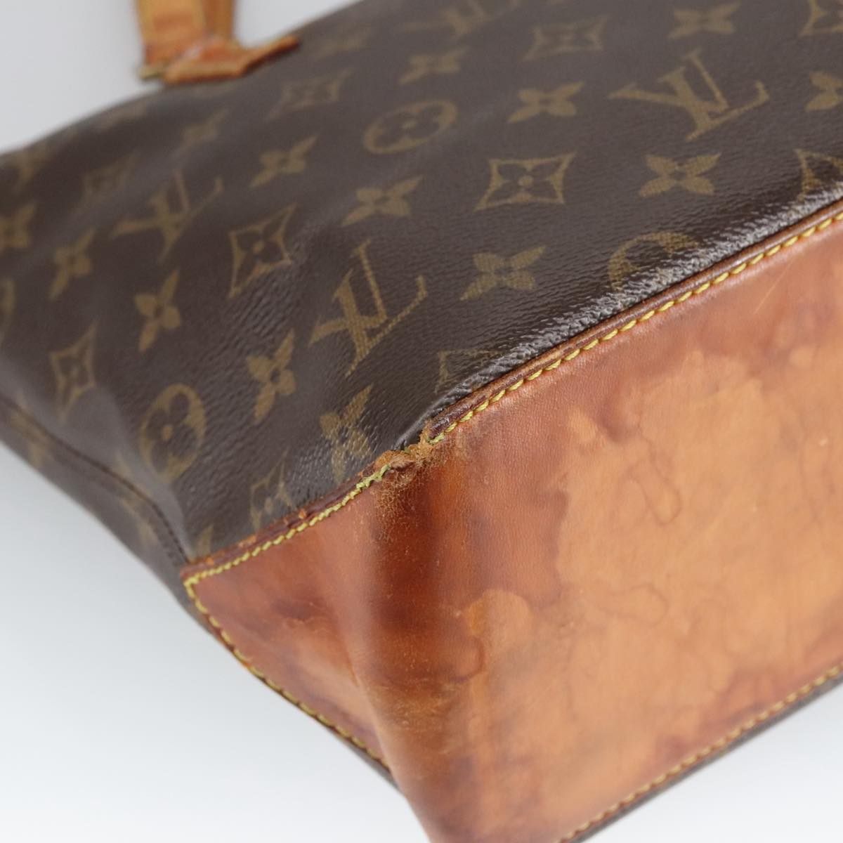 LOUIS VUITTON Monogram Cabas Piano Tote Bag M51148 LV Auth ar12995