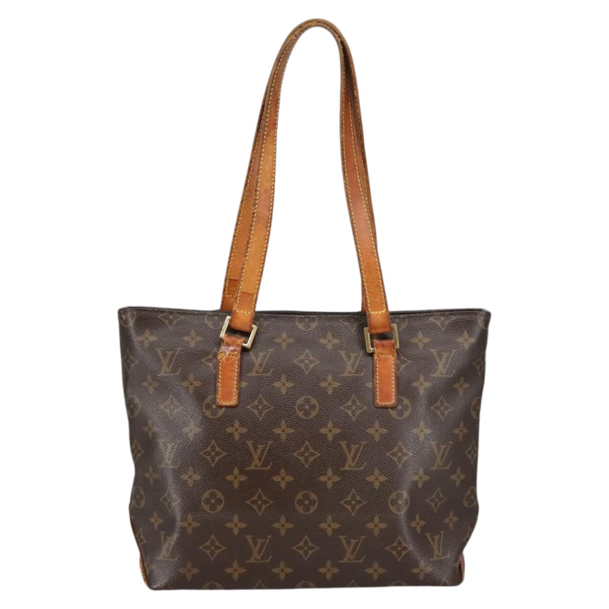 LOUIS VUITTON Monogram Cabas Piano Tote Bag M51148 LV Auth ar12995