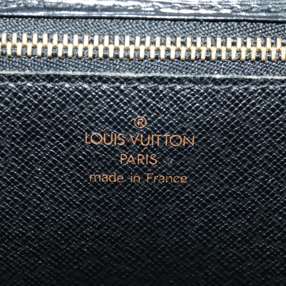 LOUIS VUITTON Epi Monceau 28 Hand Bag Black M52122 LV Auth ar12996