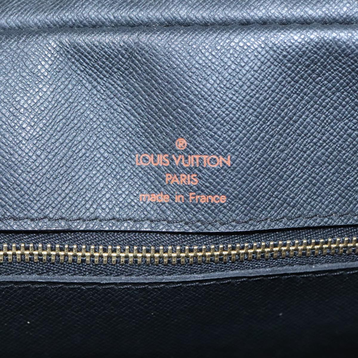 LOUIS VUITTON Epi Porte Documents Voyage Business Bag Blue M54475 Auth ar12997