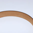 LOUIS VUITTON Ceinture Carre Belt Leather 41.7"""""""" Black Silver LV Auth ar12999-15