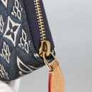 LOUIS VUITTON Monogram Jaguar Zippy Wallet Wallet Blue M80212 LV Auth ar13002-8