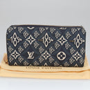 LOUIS VUITTON Monogram Jaguar Zippy Wallet Wallet Blue M80212 LV Auth ar13002-12
