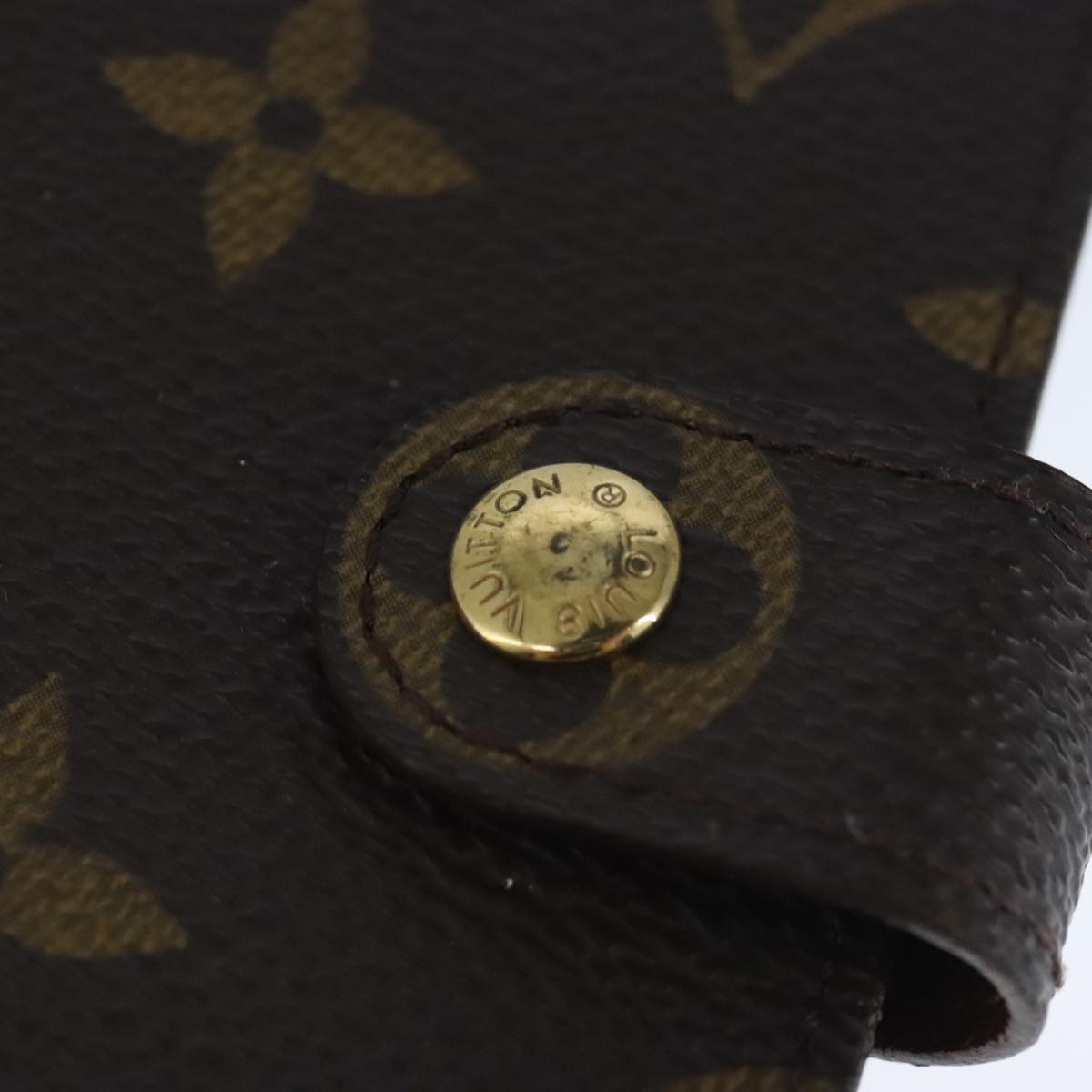 LOUIS VUITTON Monogram Etui Palm PDA Day Planner Cover M63028 LV Auth ar13003