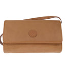 GUCCI Shoulder Bag Leather Beige Gold 004 115 0289 Auth ar13010-2