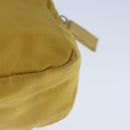 PRADA Pouch Nylon Yellow Auth ar13016-16