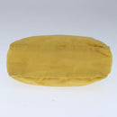 PRADA Pouch Nylon Yellow Auth ar13016-6
